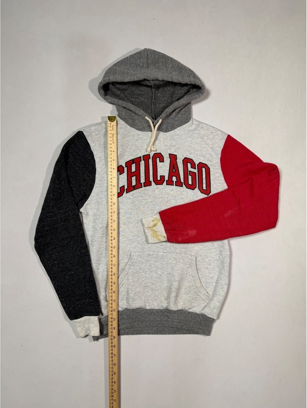 Where I’m From Chicago Color Block Hoodie Size S - Picture 3 of 6